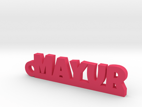 MAYUR_keychain_Lucky in Pink Processed Versatile Plastic