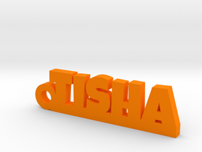 TISHA_keychain_Lucky in Orange Processed Versatile Plastic