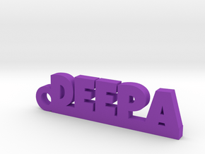 DEEPA_keychain_Lucky in Purple Processed Versatile Plastic