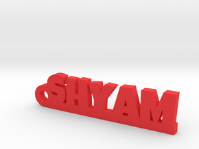 SHYAM_keychain_Lucky in Polished and Bronzed Black Steel