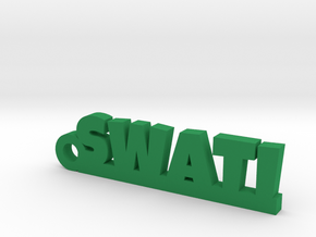 SWATI_keychain_Lucky in Green Processed Versatile Plastic