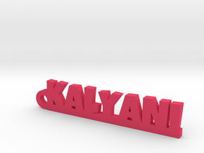 KALYANI_keychain_Lucky in Polished and Bronzed Black Steel