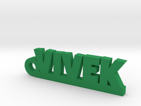 VIVEK_keychain_Lucky in Green Processed Versatile Plastic