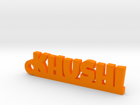 KHUSHI_keychain_Lucky in Orange Processed Versatile Plastic