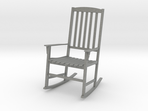 Rocking Chair in Gray PA12: 1:12
