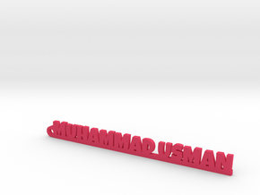 MUHAMMAD USMAN_keychain_Lucky in Pink Processed Versatile Plastic