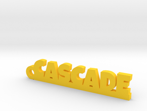 CASCADE_keychain_Lucky in Polished and Bronzed Black Steel