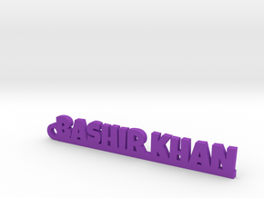 BASHIR KHAN_keychain_Lucky in Purple Processed Versatile Plastic