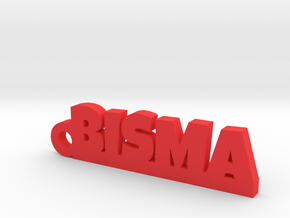 BISMA_keychain_Lucky in Polished and Bronzed Black Steel
