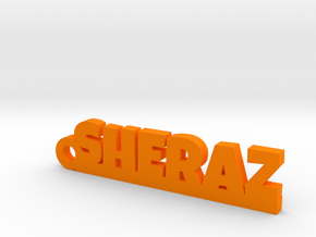 SHERAZ_keychain_Lucky in Orange Processed Versatile Plastic