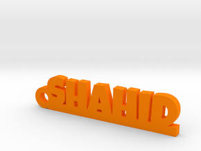 SHAHID_keychain_Lucky in Orange Processed Versatile Plastic
