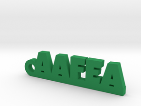 AAFEA_keychain_Lucky in Green Processed Versatile Plastic