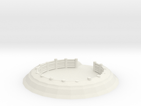 Gun Emplacement 1/56 in White Natural Versatile Plastic