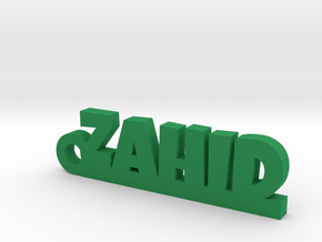ZAHID_keychain_Lucky in Polished and Bronzed Black Steel
