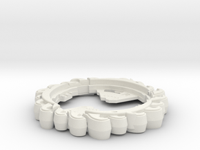 Hydro Ring in White Natural Versatile Plastic