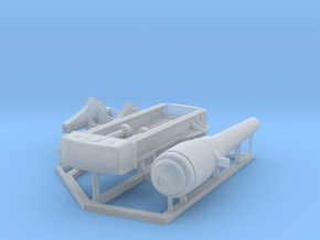Armstrong 100-Ton Gun, 1/150 scale in Smooth Fine Detail Plastic