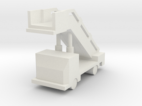 1:200 GSE Truck with Stairs in White Natural Versatile Plastic