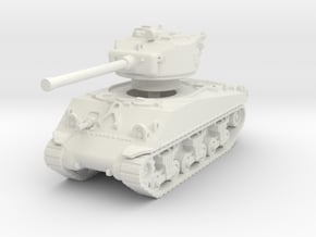M4A3 Sherman 76mm 1/100 in White Natural Versatile Plastic