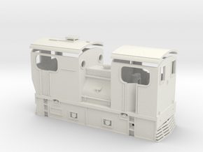 00 Scale Y10 LNER Sentinel Shunter in White Natural Versatile Plastic