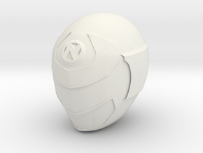 Ninjor Helmet LC in White Natural Versatile Plastic