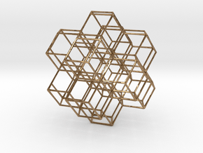 Rhombic Dodecahedral Lattice in Natural Brass