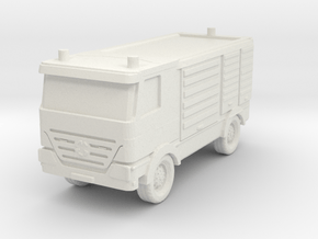 Mercedes Actros Fire Truck 1/120 in White Natural Versatile Plastic