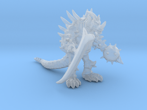 Tyrant Bones kaiju monster 56mm miniature fantasy in Tan Fine Detail Plastic
