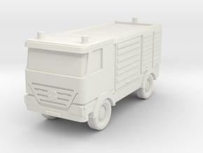 Mercedes Actros Fire Truck 1/100 in White Natural Versatile Plastic