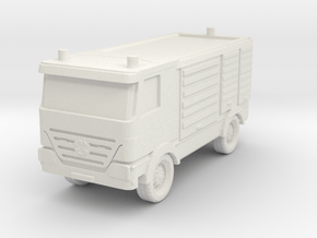 Mercedes Actros Fire Truck 1/87 in White Natural Versatile Plastic