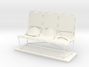 1.32 LAMA BANQUETTE in White Processed Versatile Plastic