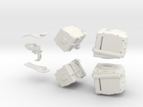 Oerlikon Twin Gun 35mm Modul 5 Ammunition Storage in White Natural Versatile Plastic: 1:35