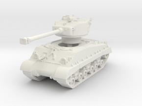 M4A3E8 Sherman 76mm (sandshield) 1/100 in White Natural Versatile Plastic