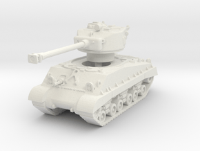 M4A3E8 Sherman 76mm (sandshield) 1/87 in White Natural Versatile Plastic