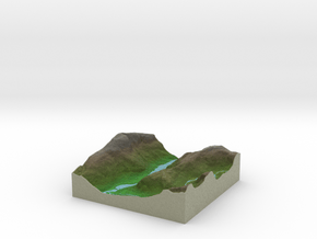 Terrafab generated model Wed Aug 06 2014 20:35:48  in Full Color Sandstone