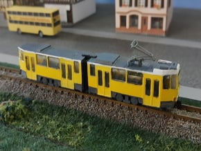 Berliner Tatra-Tram KT4D (Z 1:220) in Tan Fine Detail Plastic