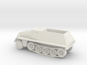 1/87 Scale SD KFZ 250 Model in White Natural Versatile Plastic