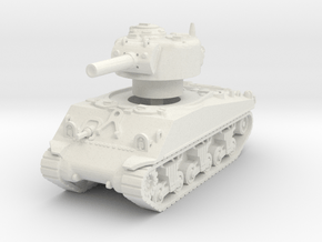 M4A3 Sherman 105mm 1/72 in White Natural Versatile Plastic