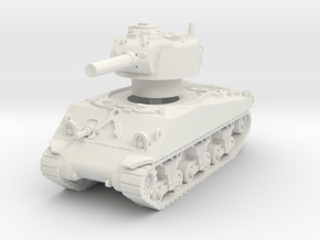 M4A3 Sherman 105mm 1/56 in White Natural Versatile Plastic