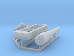 Armstrong 100-Ton Gun, 1/192 scale in Smooth Fine Detail Plastic