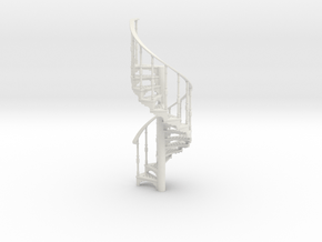 S-35-spiral-stairs-market-1a in White Natural Versatile Plastic