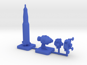 Custom Mini Apollo Program, 4-set in Blue Processed Versatile Plastic