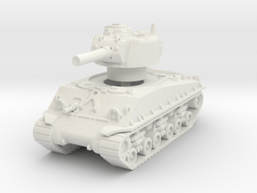 M4A3 Sherman HVSS 105mm 1/100 in White Natural Versatile Plastic