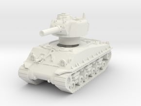 M4A3 Sherman HVSS 105mm 1/87 in White Natural Versatile Plastic
