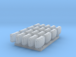 28mm Backpacks (20x) in Smooth Fine Detail Plastic