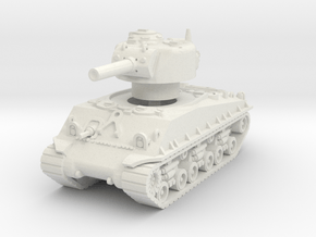 M4A3 Sherman HVSS 105mm 1/72 in White Natural Versatile Plastic