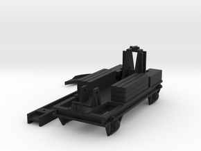 Schienenwolf (Railroad plough) in Black Premium Versatile Plastic: 1:87 - HO