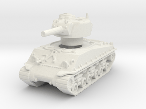 M4A3 Sherman HVSS 105mm 1/120 in White Natural Versatile Plastic