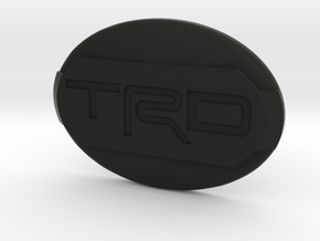 Toyota steering wheel emblem overlay TRD in Black Natural Versatile Plastic