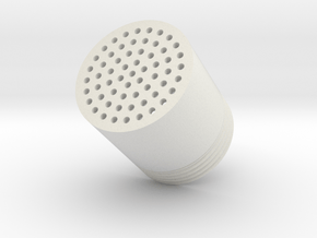 Canister in White Natural Versatile Plastic