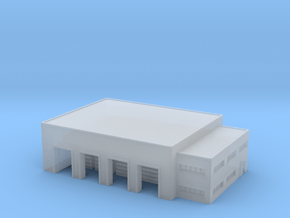 1:700 warehouse+office in Smooth Fine Detail Plastic